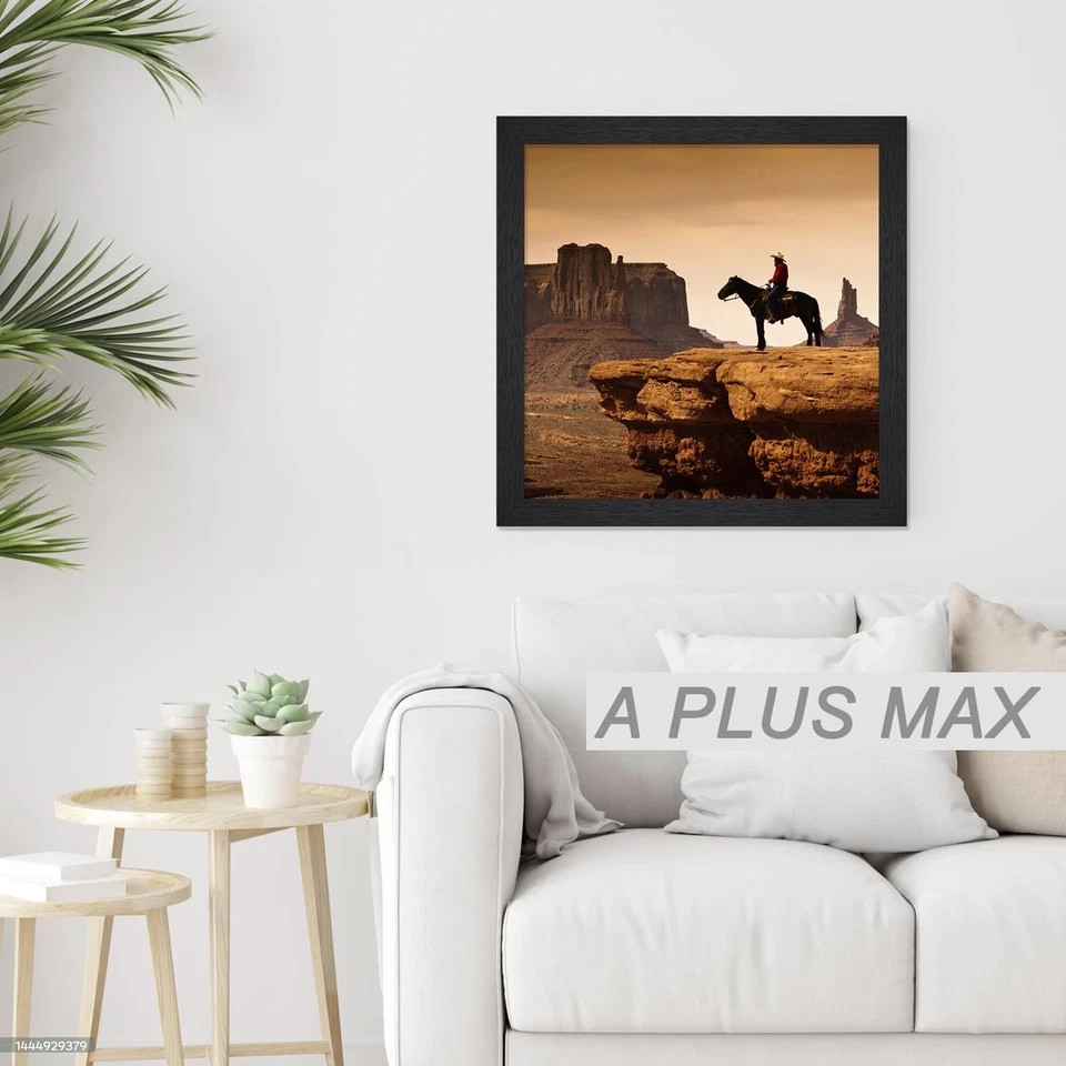 12×12 Frame, Black Picture Frame for 12 x 12 Square Picture Poster Photo, Lig…
