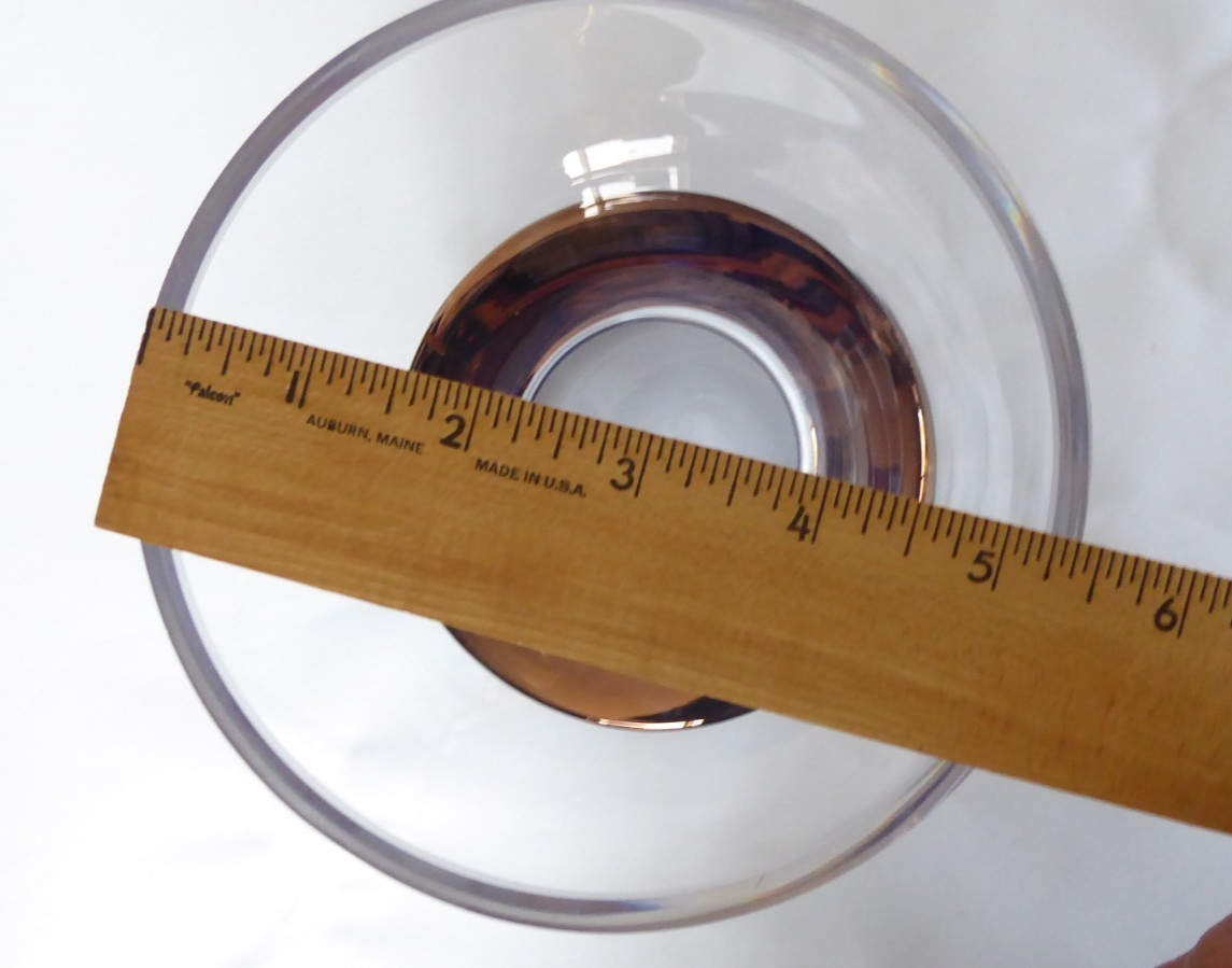 TOM DIXON Medium Tank Vase Clear Transparent & Copper TKSO01 Made Poland READ @@