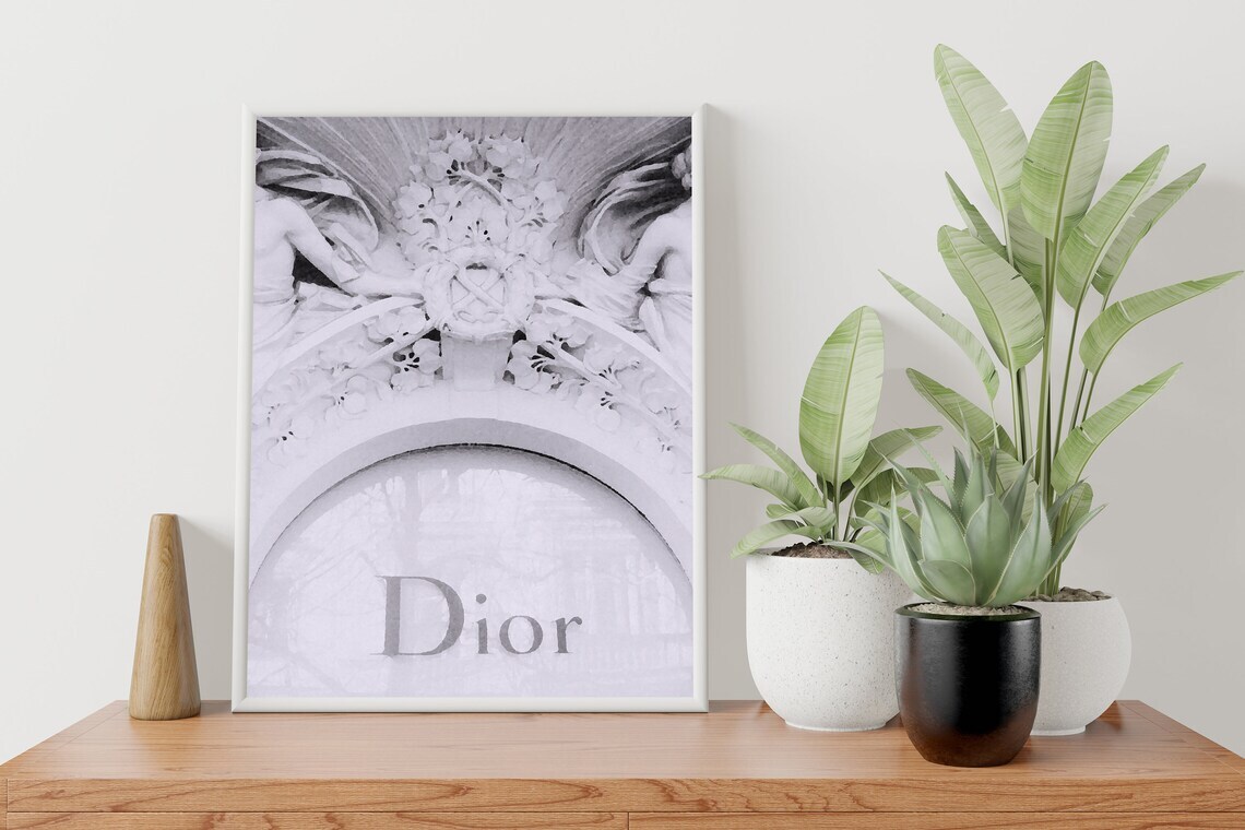 Branded Fashion White Aesthetic Retro poster Choose your Size
