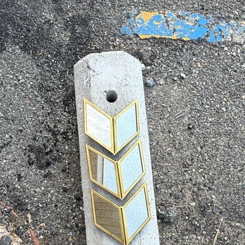 3 Chevron Wall Mirrors by Urban Outfitters Framed in Gold Tone & back hooks