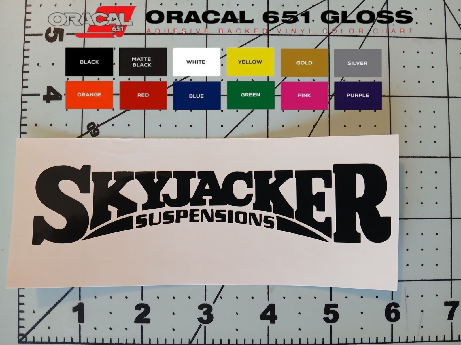 Skyjacker Decal Sticker 5.5″ 7.5″ 11″ Lift Kit Silverado Shocks Sierra F150 GMC