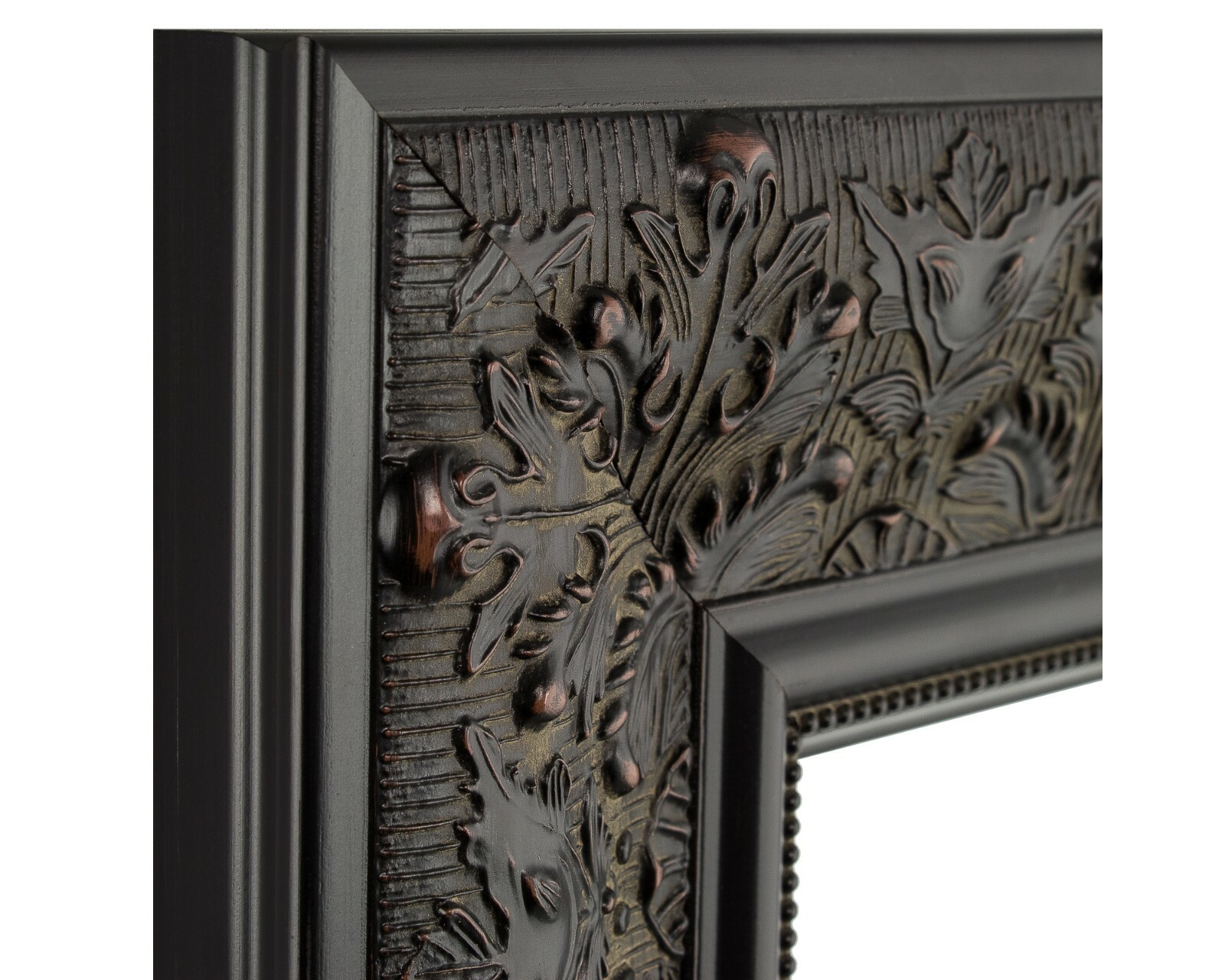 Craig Frames 3.5″ Wide Black Walnut Ornate Wood Picture Frame Poster Frame