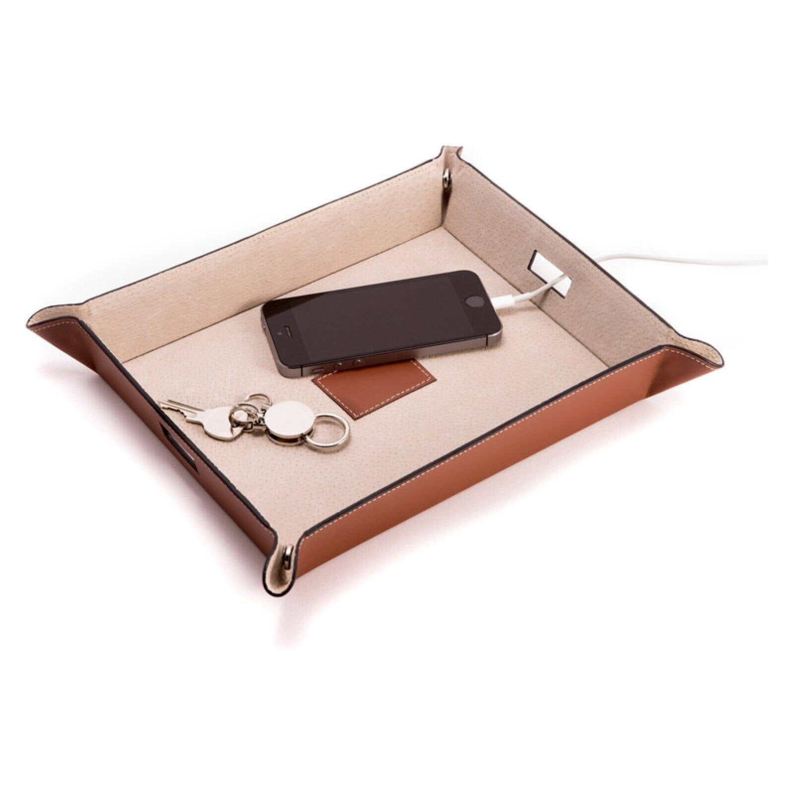 Black Mens Valet – 10L x 7.75W x 1.75H in.