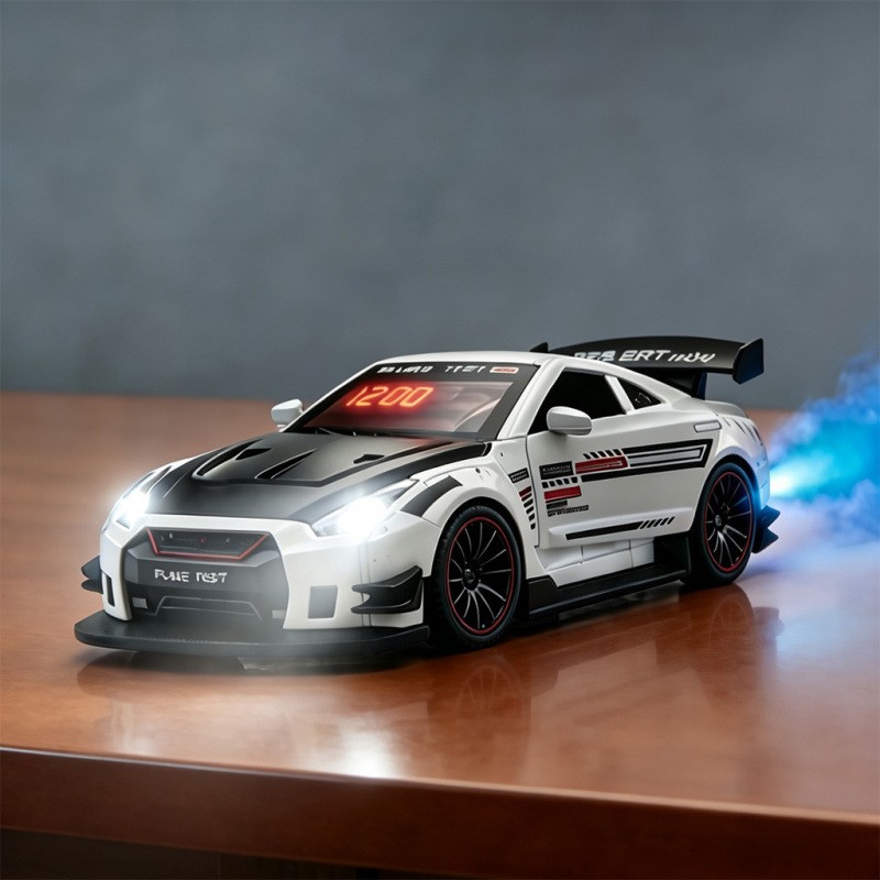 Unique Desk Alarm Clock Car Model Design Remote Control Dynamic Sound & Lighting