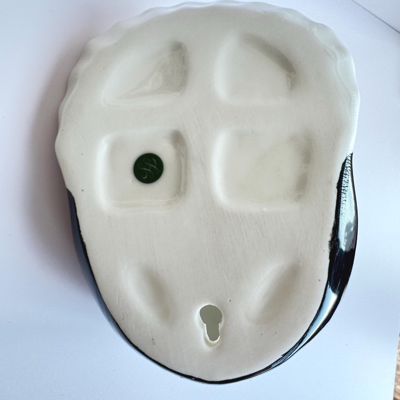 Vintage Pierrot Clown Wall Vase Ceramic Mask Face Art Deco Style Wall Decor