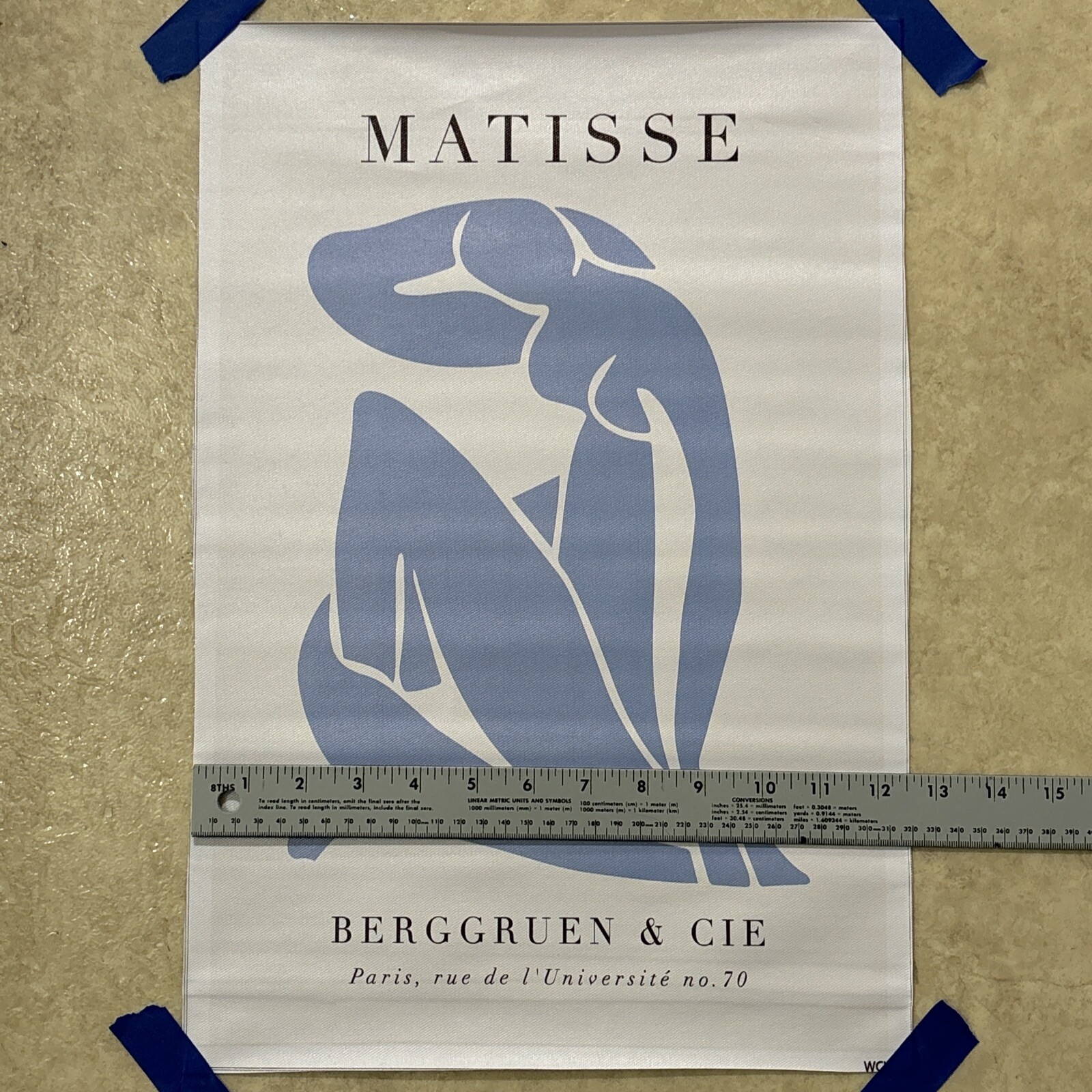 Matisse – BERGGRUEN & CIE Paris✅ Wall Art Canvas Poster Print Decor ✅ 12×18 in