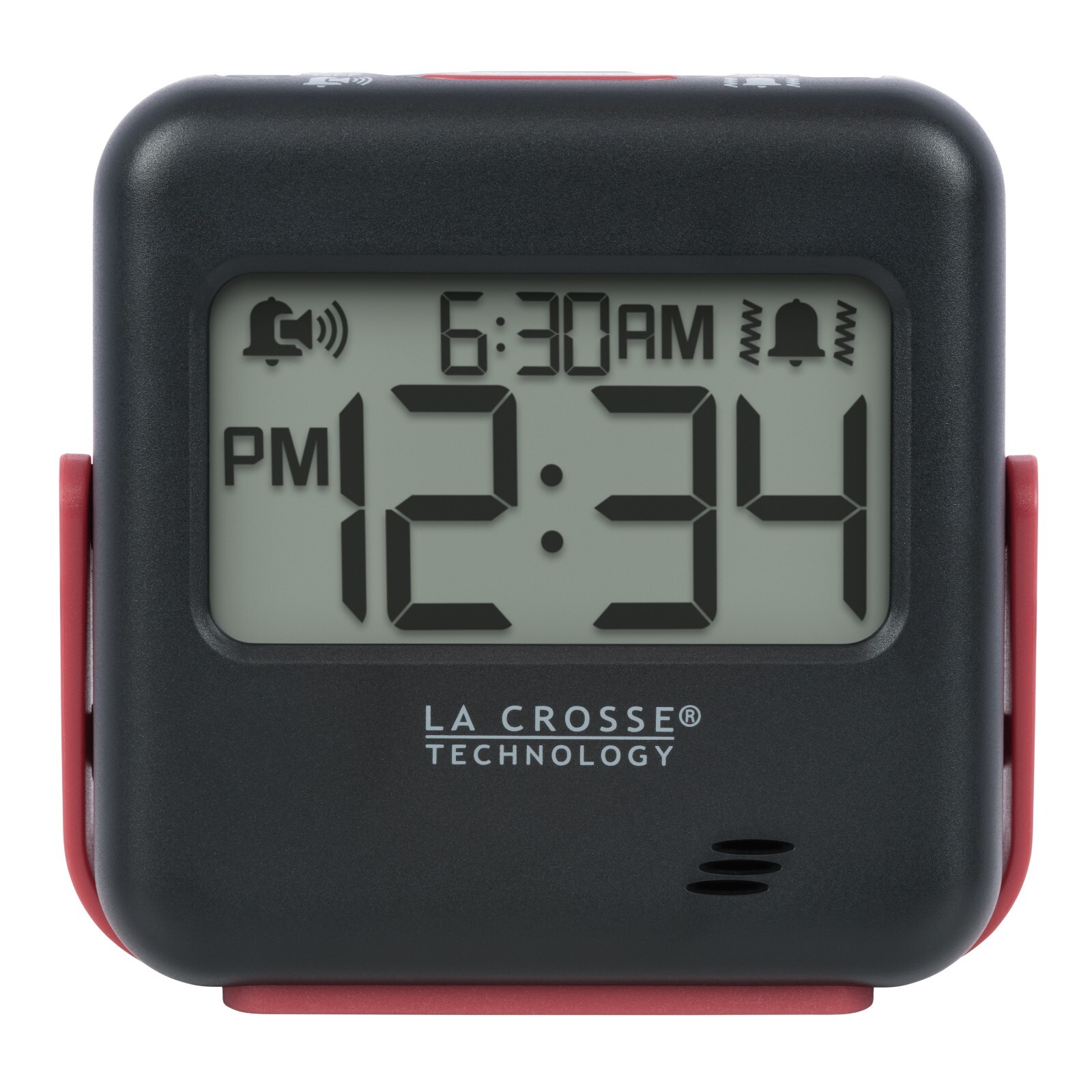 617-147 La Crosse Technology BUZZ Vibration Battery Powered Digital Alarm Clock
