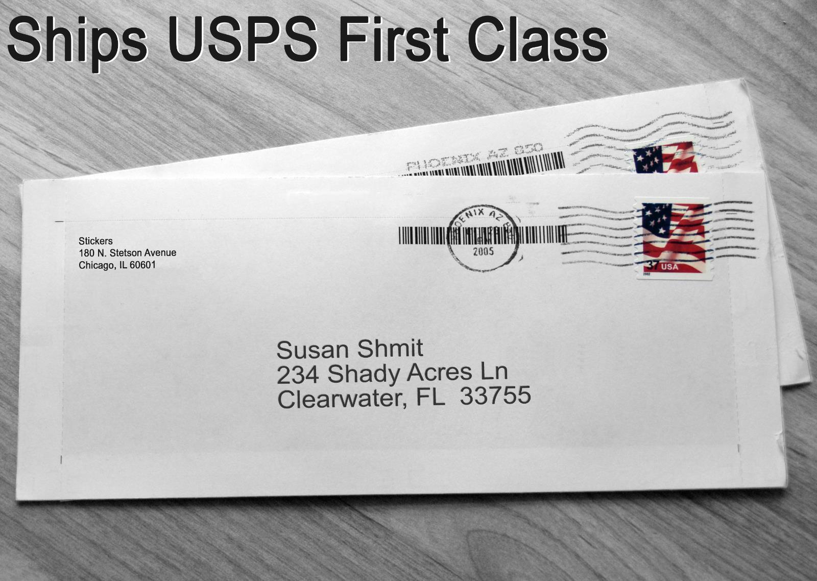 Black & Gray USA Flag Sticker Decal