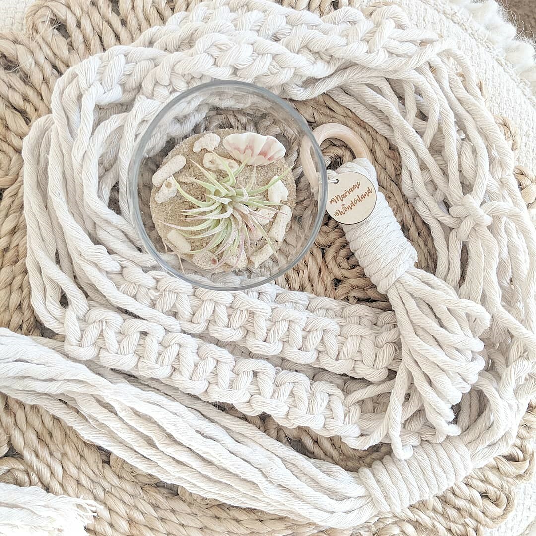 Macrame Plant Hanger – Large – Natural – Handmade