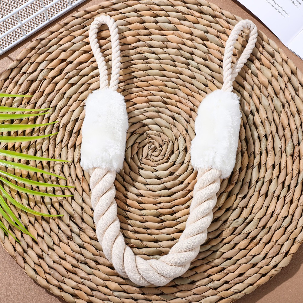 Door Rope Finger Pinch Guard Door Strap Latch Cotton Polyester for Pets