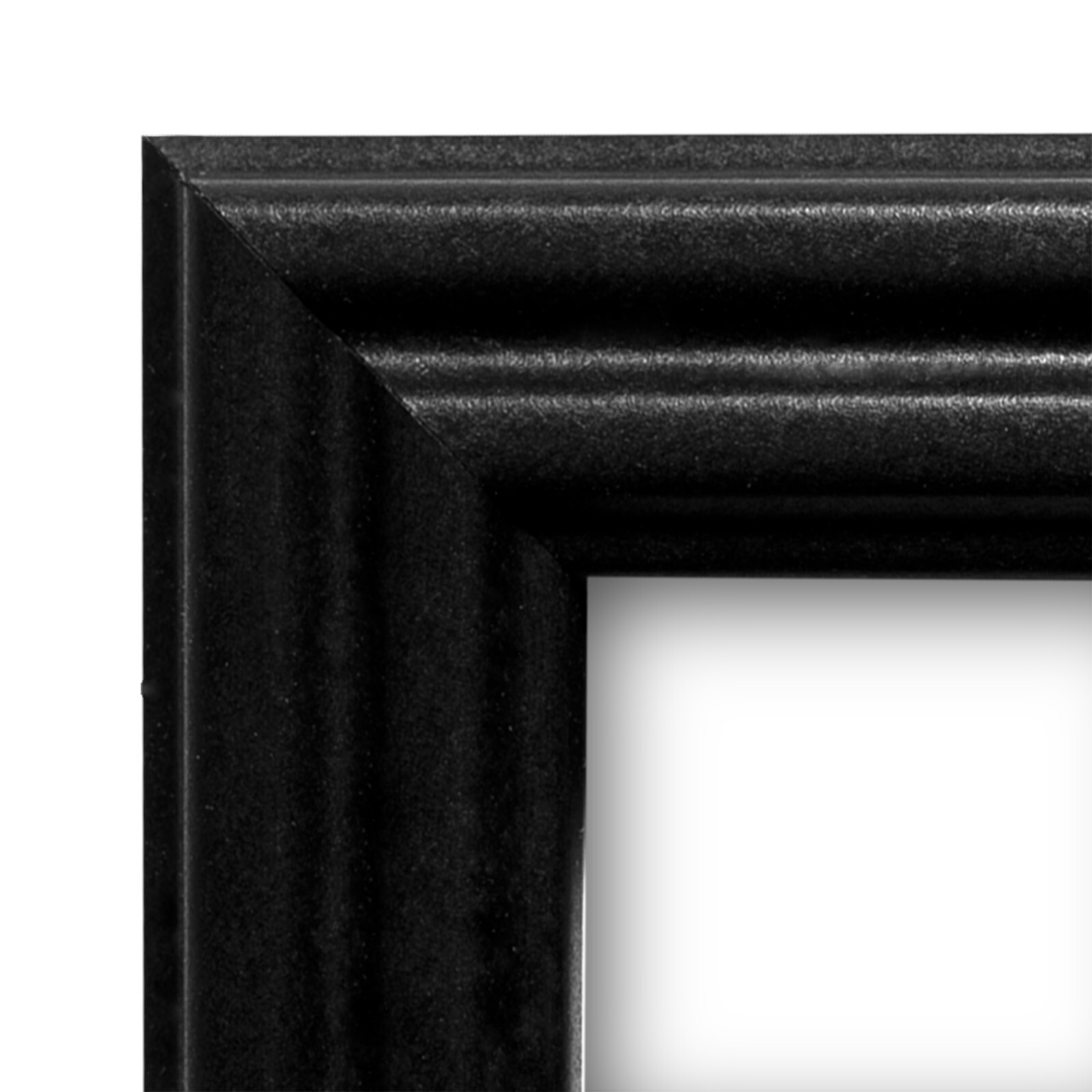 US ART Frames 0.75″ Black Solid Poplar Wood Picture Poster Frames S-B