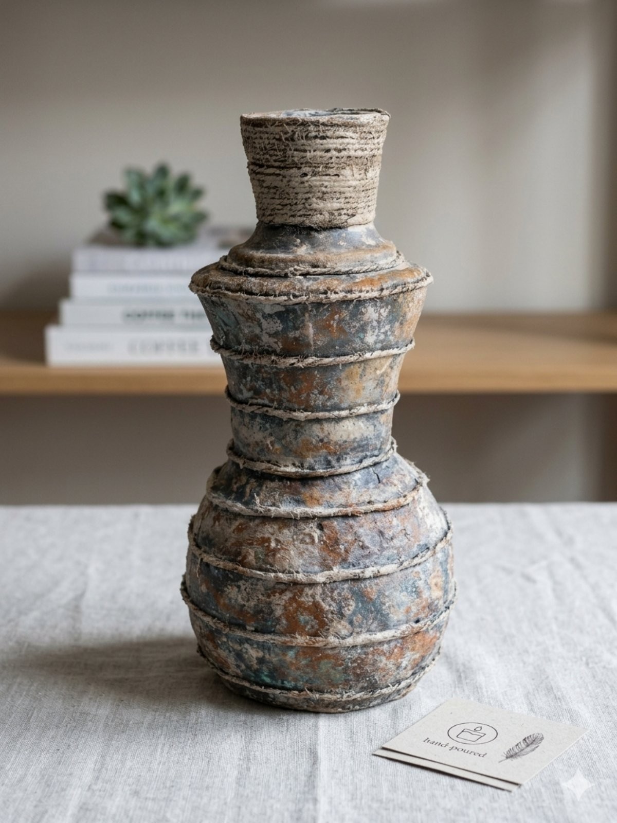 Unique Textured Decorative Vase
