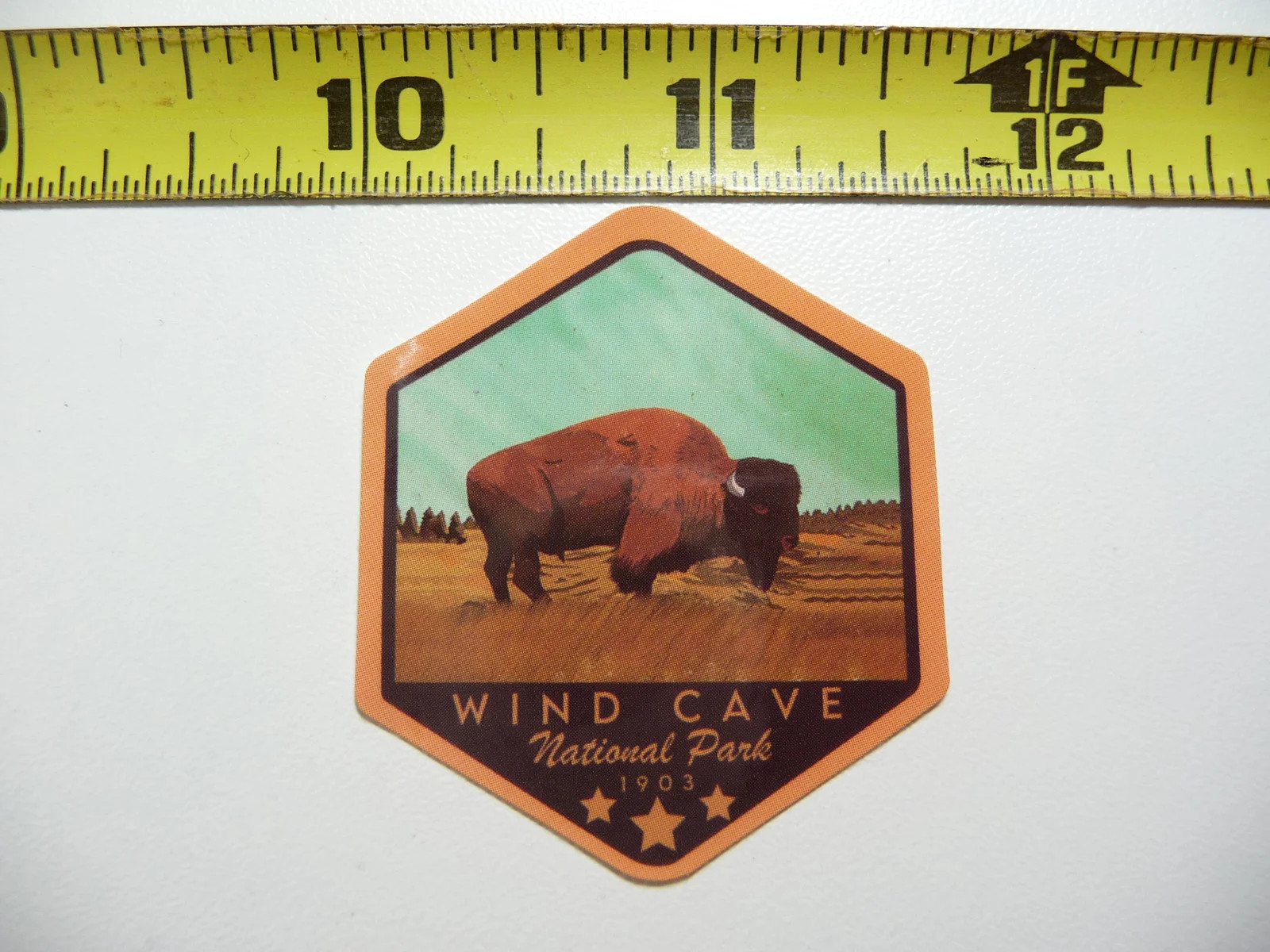 WIND CAVE NATIONAL PARK SMALL STICKER DECAL NPS SYSTEM GLOSSY VACATION