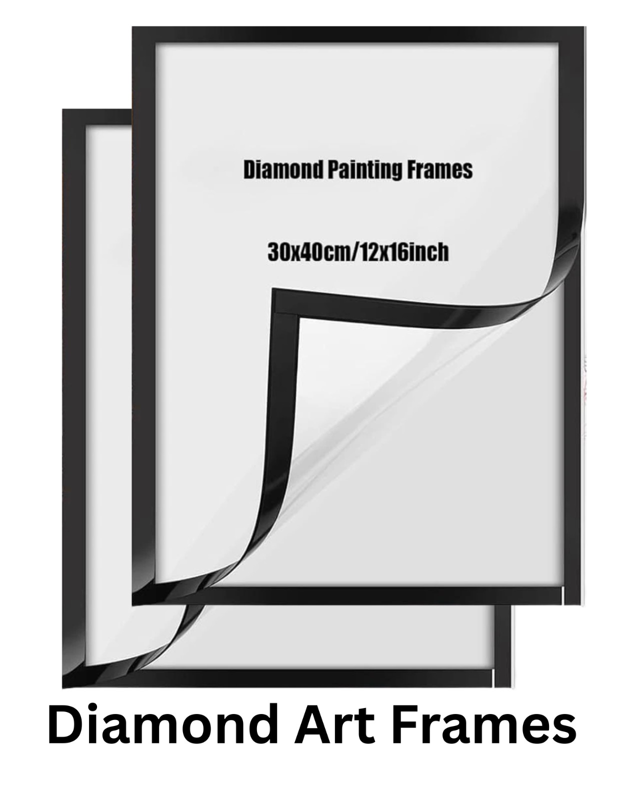 2 Pack Diamond Art Frames Diamond Painting Kits Frames 12″ x 16″ , 30 cm x 40 cm