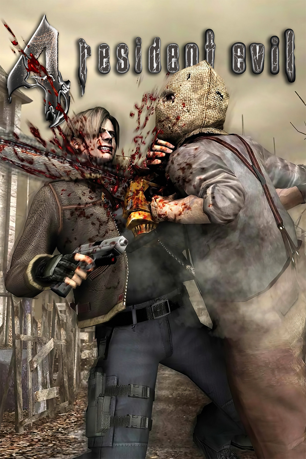 Resident Evil 4 Leon Kennedy Premium POSTER MADE IN USA Fan Gift
