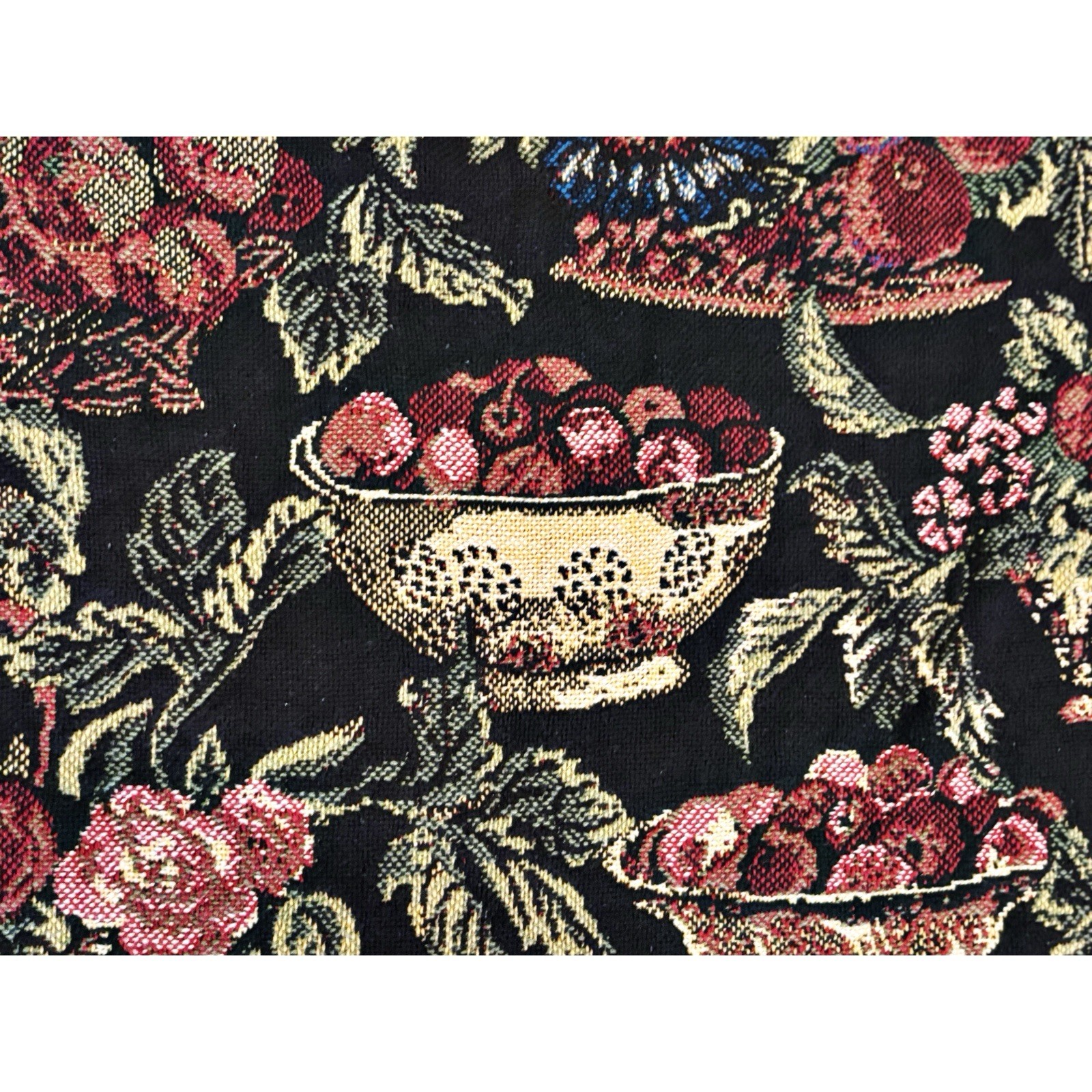 Old Salem Tapestry Throw Blanket Bob Timberlake Apple Orchard 67 X 48 Cotton