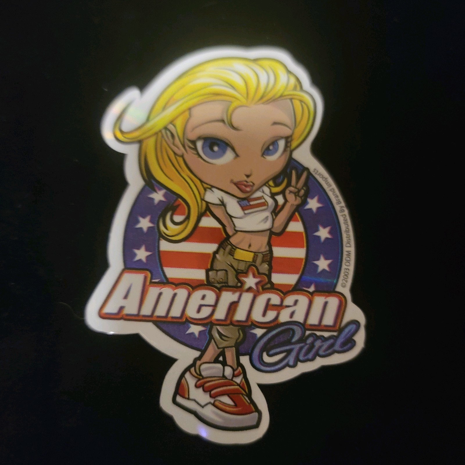2003 Y2k Girl. ODM Brand Import Collection. vending Machine Sticker