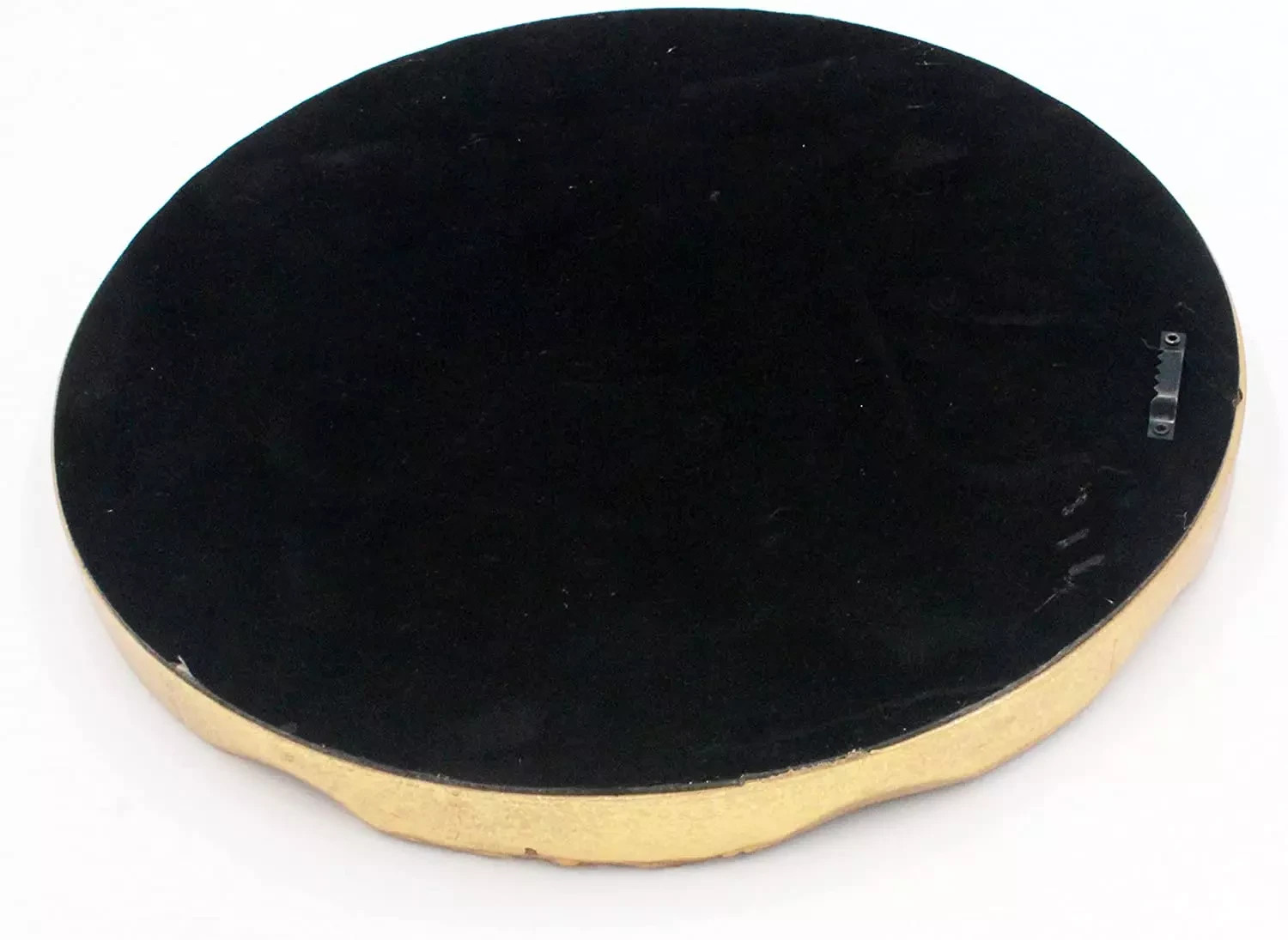 Vintage Decorative Wall Mirror Hanging Mirror round (Gold, 12.2 Inch)