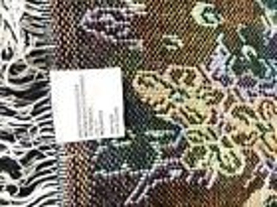 T13 Vintage 1990’s New Baby “Precious Gift” Fringed Blanket/Throw Tapestry