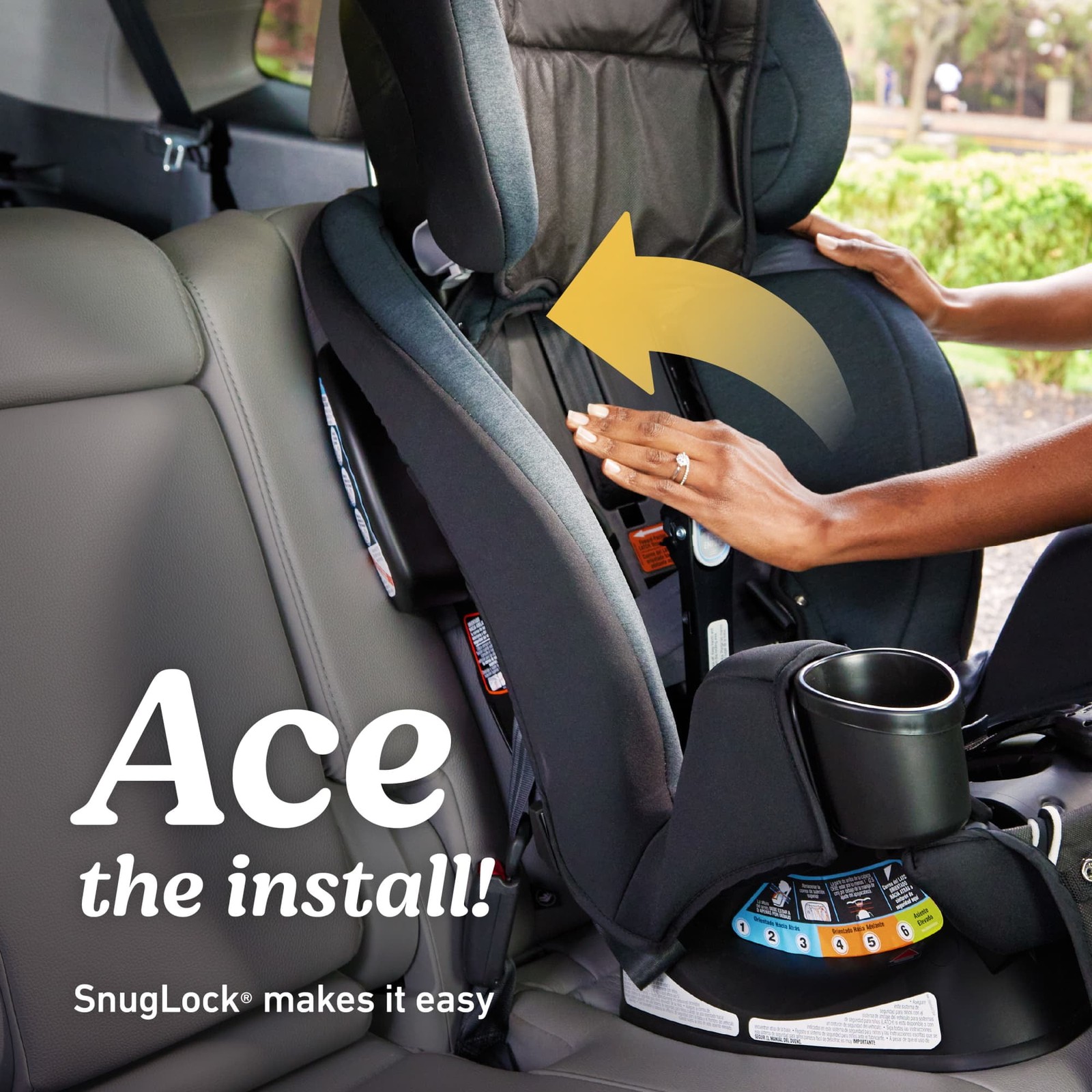 Graco® TrioGrow™ SnugLock® 3-in-1 Car Seat, Aria, Maroon