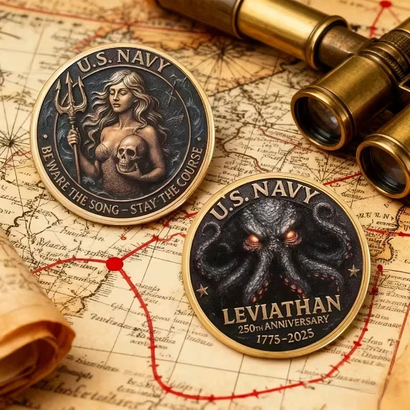 Military 250th Anniversary Challenge Coin Collectible