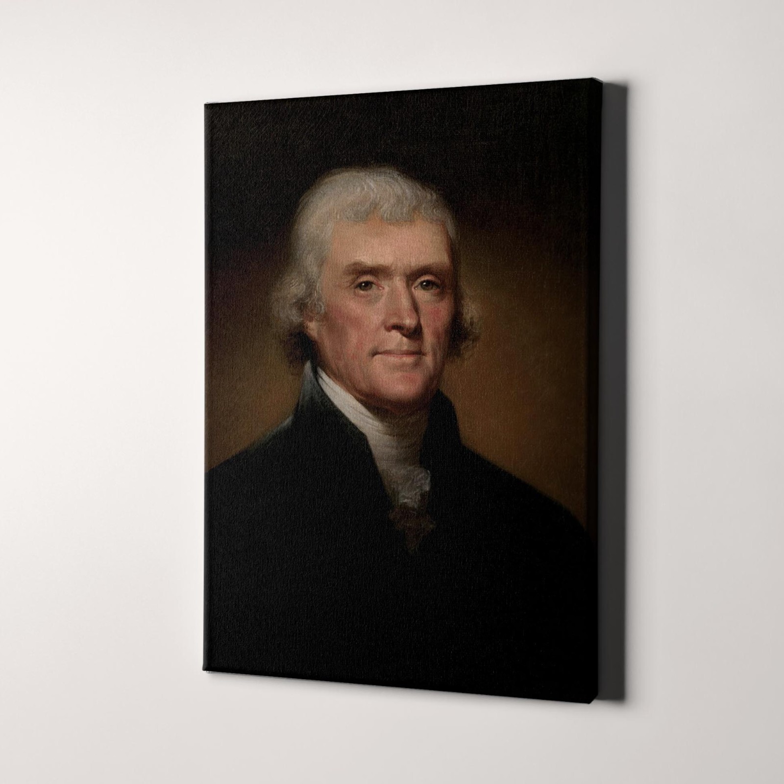 Thomas Jefferson 3rd U.S. President Canvas Wall Art Print
