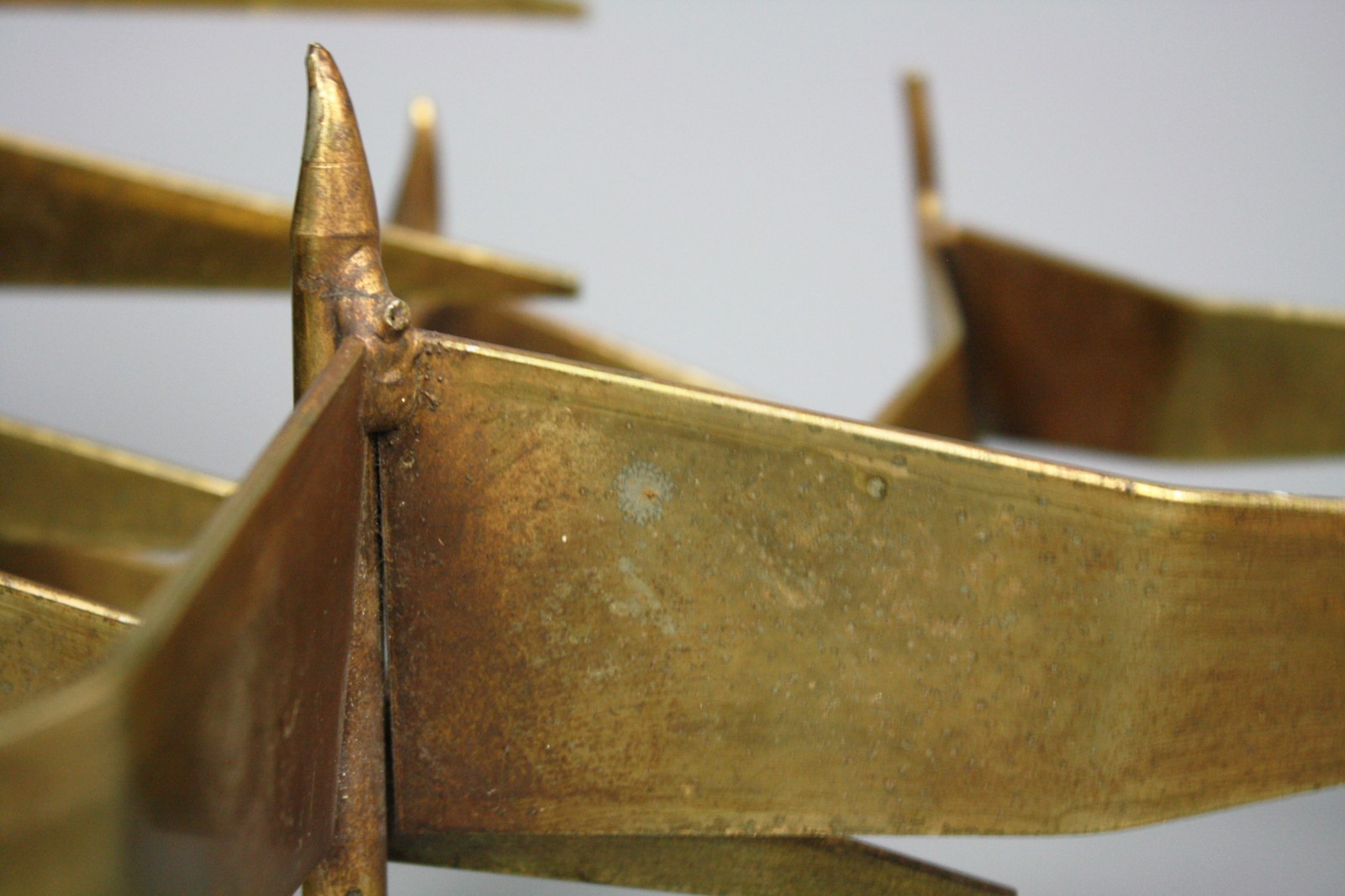 Vintage C. Jeré Wall Sculpture, “Birds in Flight” Signed & Dated, 1968, Steel