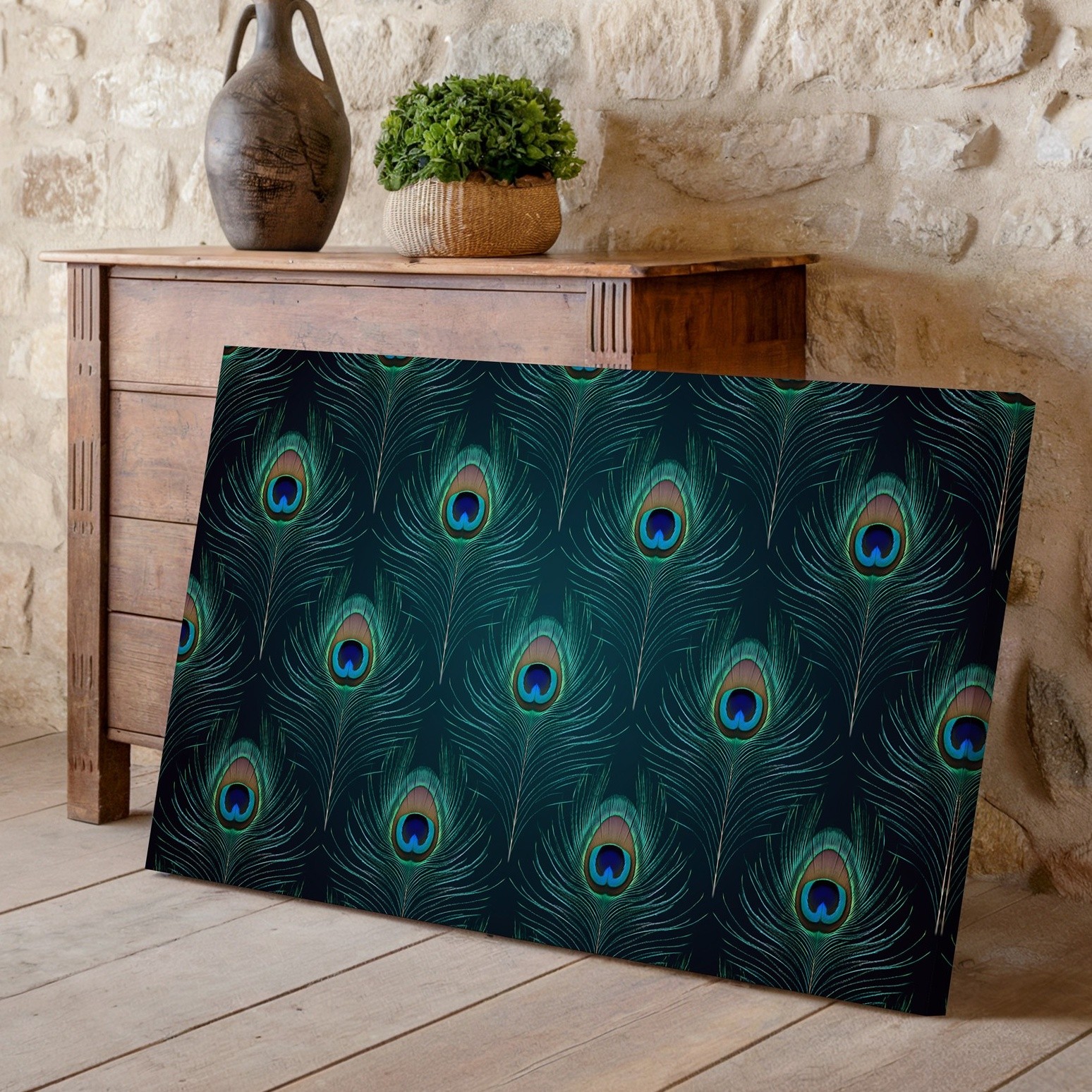 Create A Richly Textured Wallpaper Design Featuring An Wall Art Canvas Print