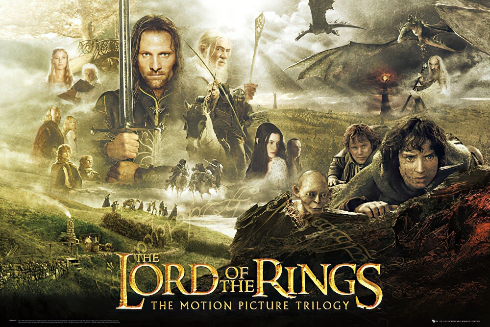 The Lord Of The Rings – Trilogy – Movie Poster / Print (Size: 36″ X 24″)