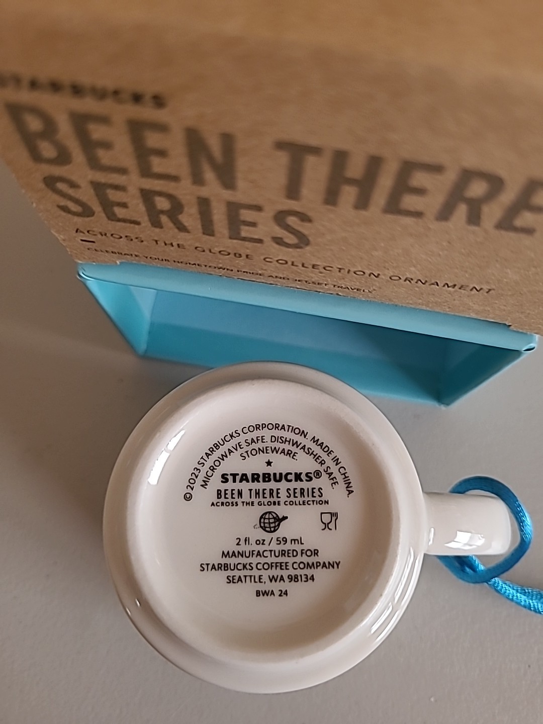 NEW Starbucks Kaohsiung ORNAMENT Mug 2oz Been There Series Espresso Taiwan