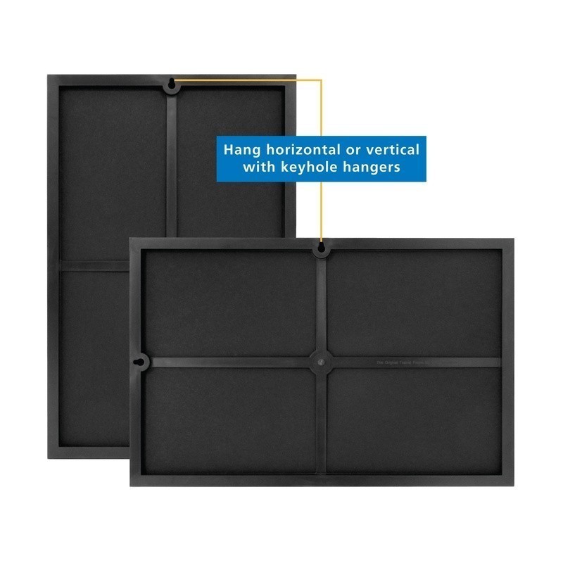 12×18 Front Loading Picture Frame Durable Plastic Wall Art Display Gallery Frame