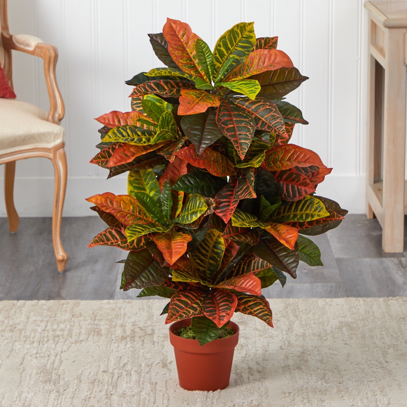 39” Croton Artificial Plant (Real Touch) Home Office Decor. Retail $104