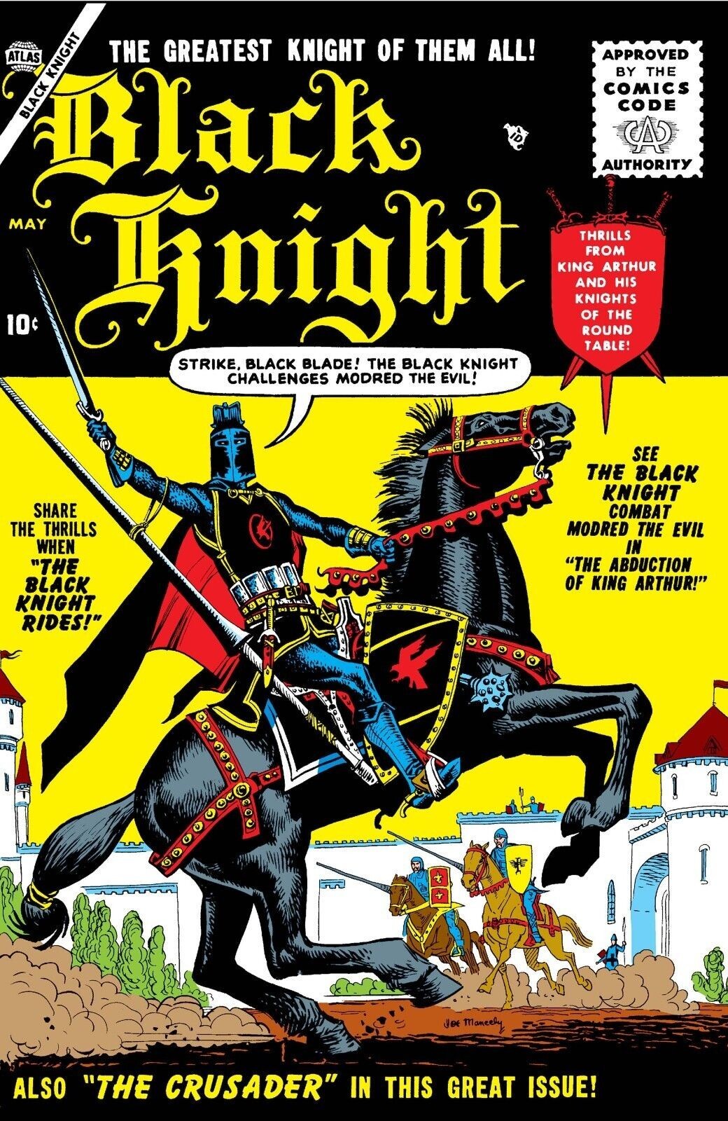 BLACK KNIGHT #1 COMIC BOOK COVER Poster print 11″x17″ inches home decor