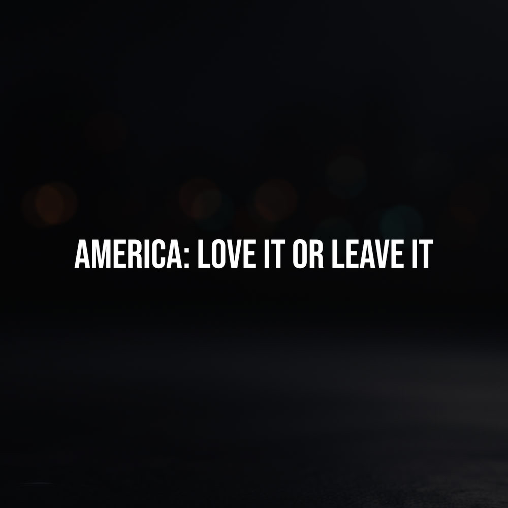 8in Vinyl Decal Sticker – “America: Love It Or Leave It”