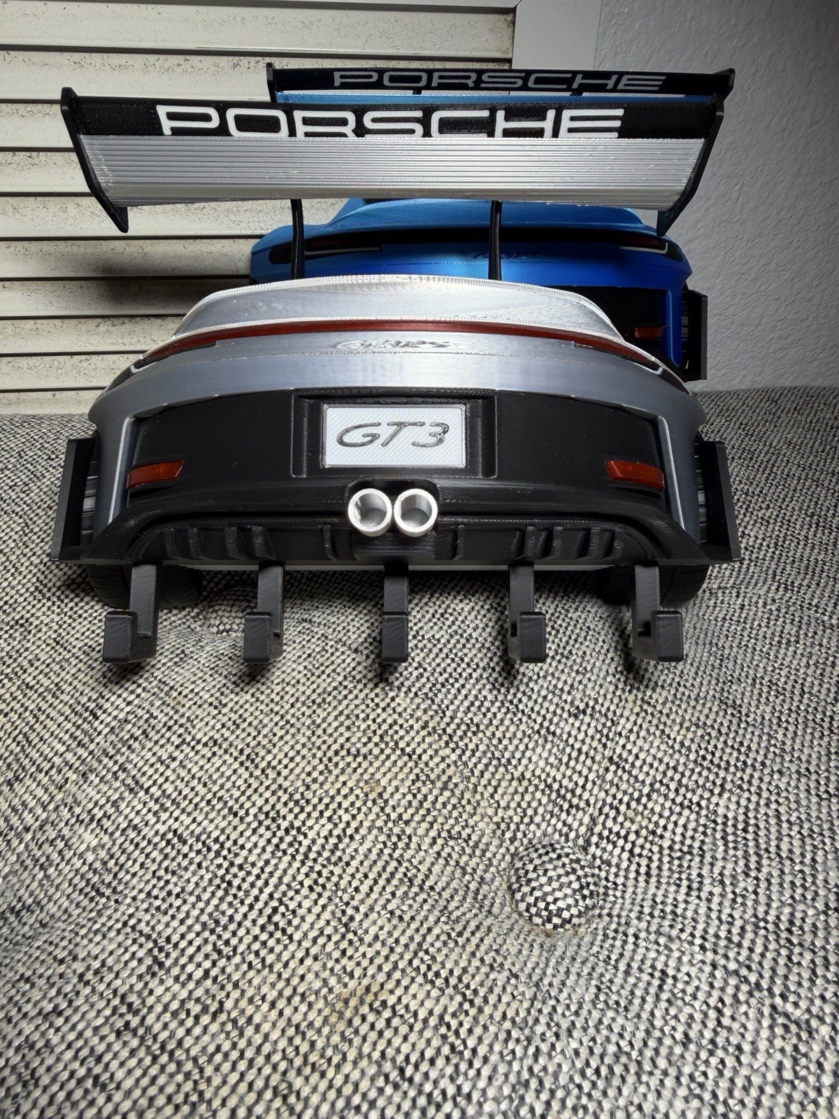 Porsche GT3 Car Shape Wall Mounted Key Hook Rack Multicolor Hanging
