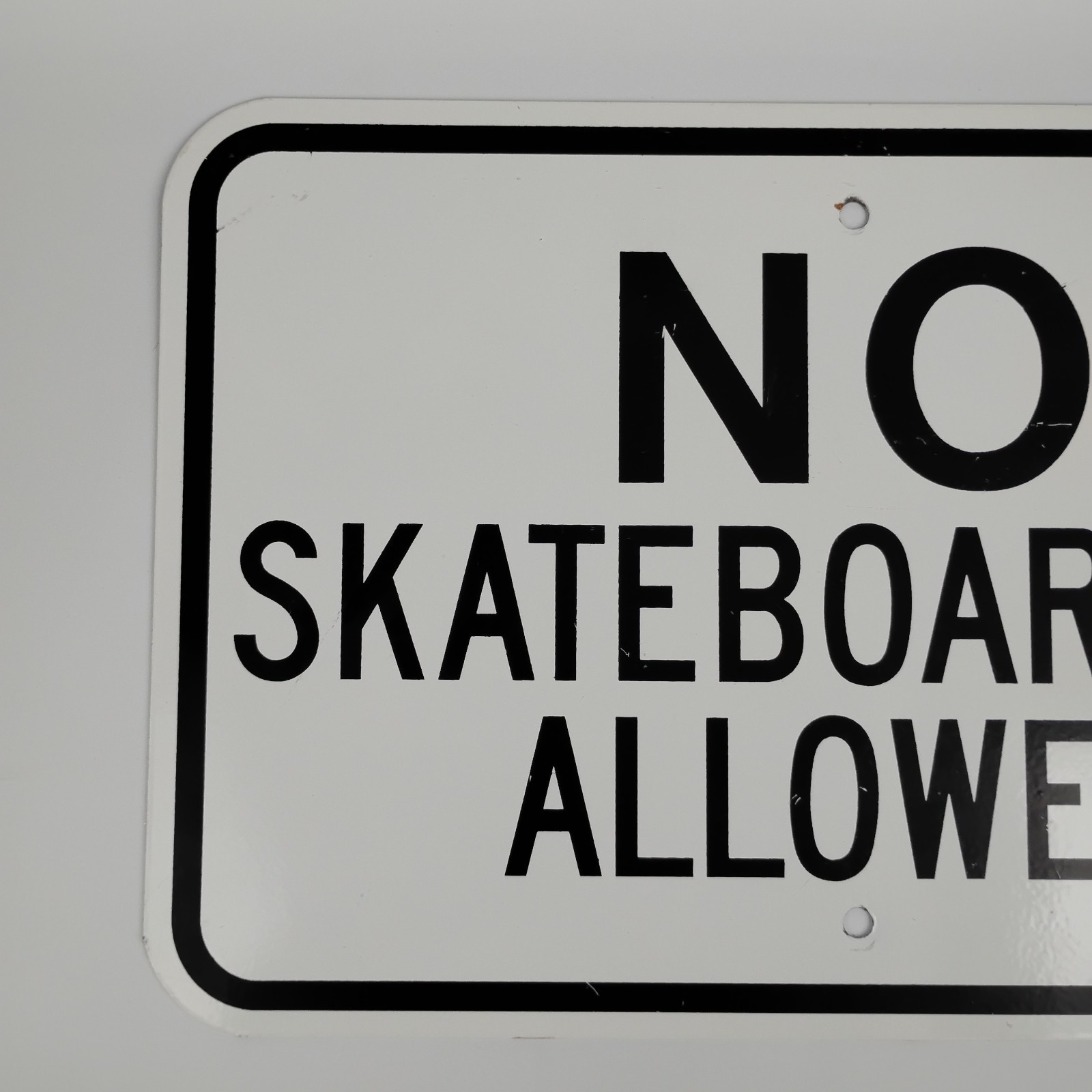 No Skateboarding Allowed Heavy Steel Metal Sign 12×18 Magnetic Property Safety
