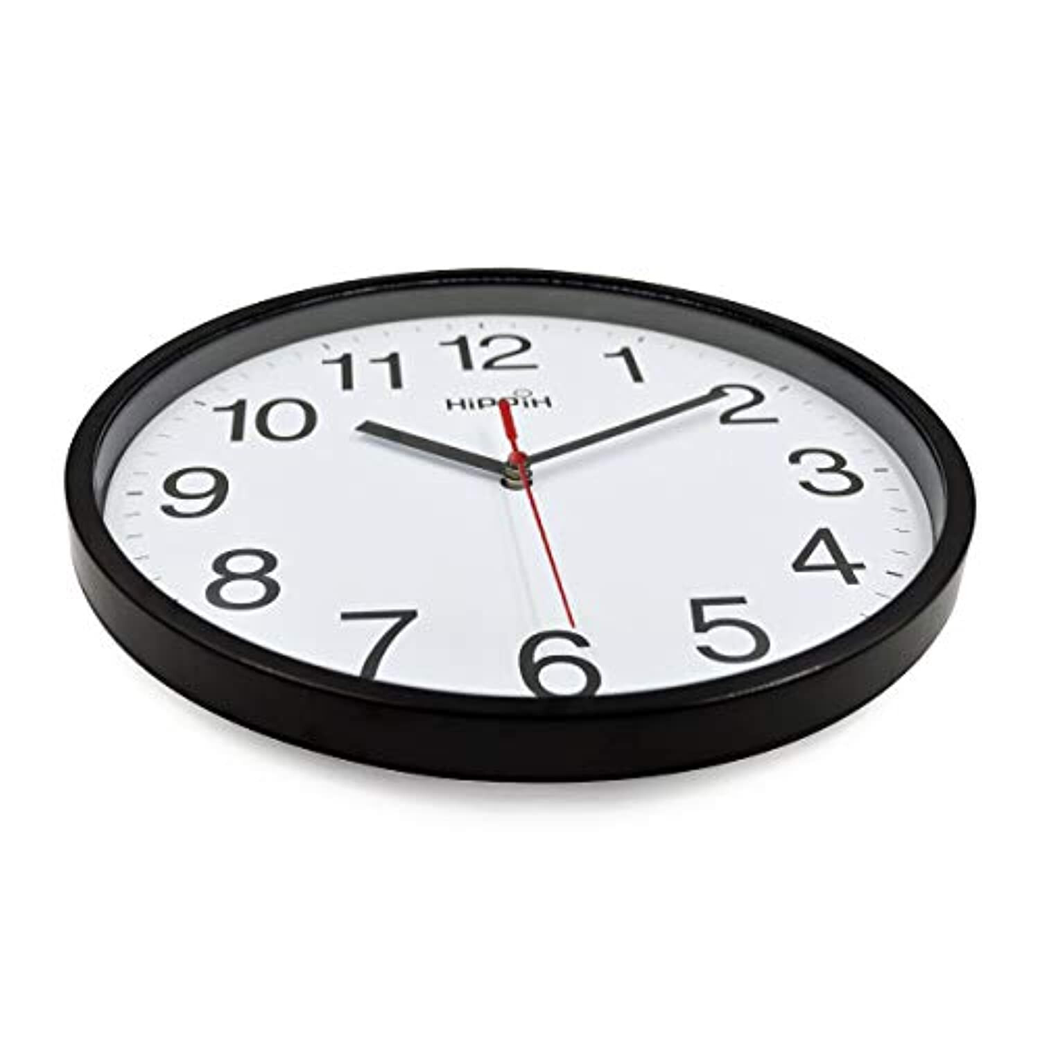 10 in Large Wall Clock Silent Indoor Outdoor Battery Powered Analog Office Home