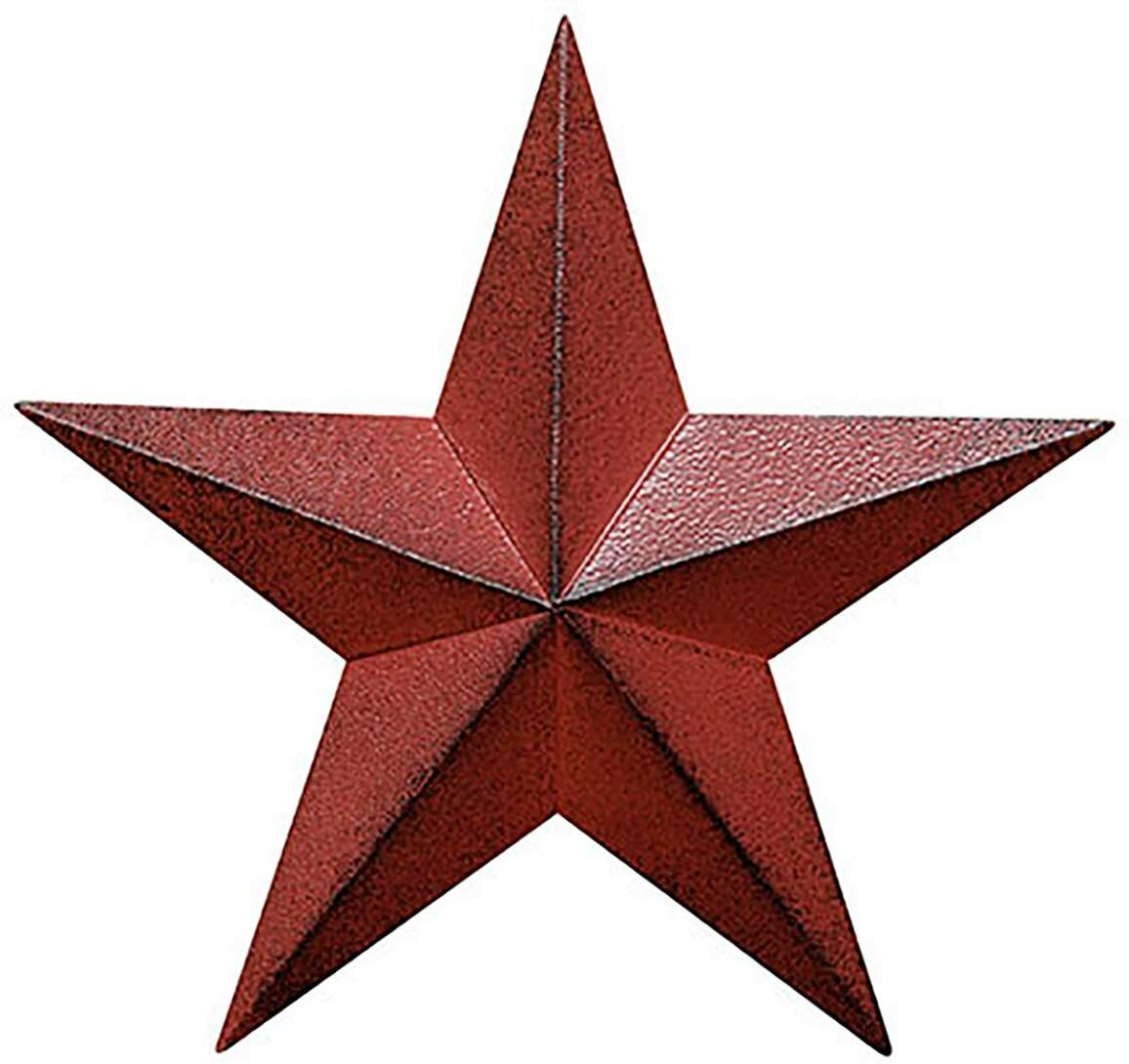 Distressed Country Metal Barn Star Primitive Wall Décor 4th of July Decoration