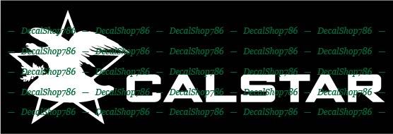 Calstar Fishing Rods – Outdoor Sports – Vinyl Die-Cut Peel N’ Stick Decals