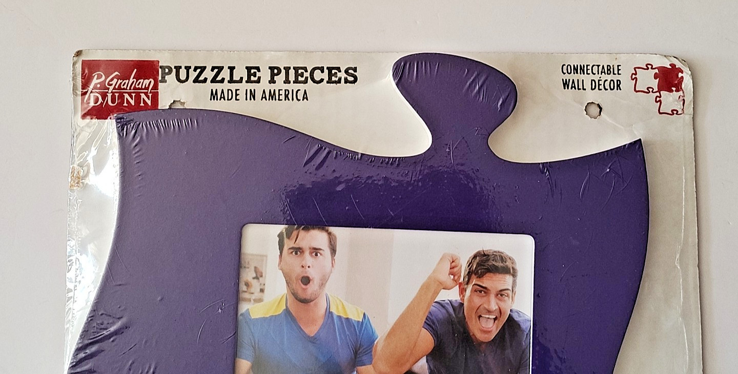 NEW Clemson University Tigers Puzzle Pieces P. Graham Dunn Photo Frame SEALED