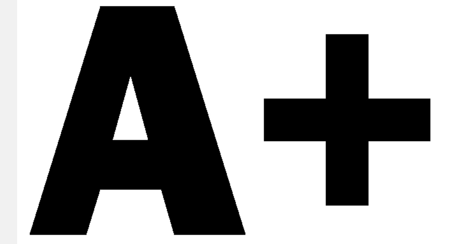 A+ 250 Pcs Stickers Pack 2.25 x 1.25 in Teacher Plus A Student School Grade