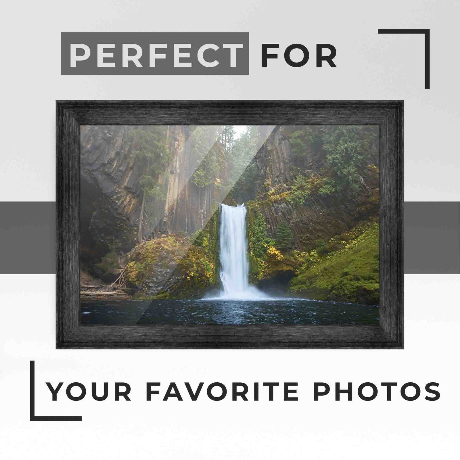 4×6 In Frame Black Real Wood Picture Frame Width 1.5 inches | Interior Frame Dep