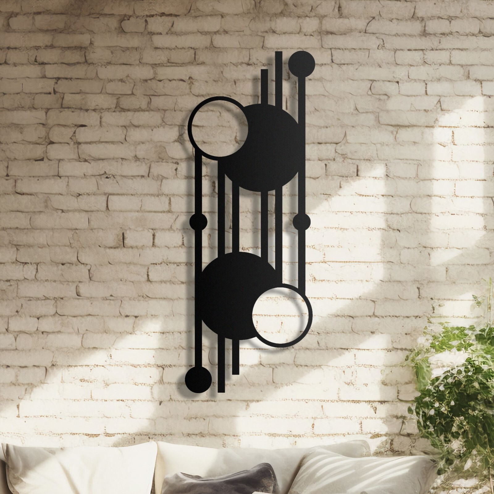 Geometirk Metal Wall Art, Abstract Modern Wall Art, Home Decor, Modern Decor