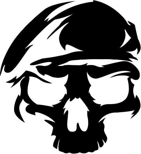 Vinyl Decal – U.S. Army Ranger (Skull)