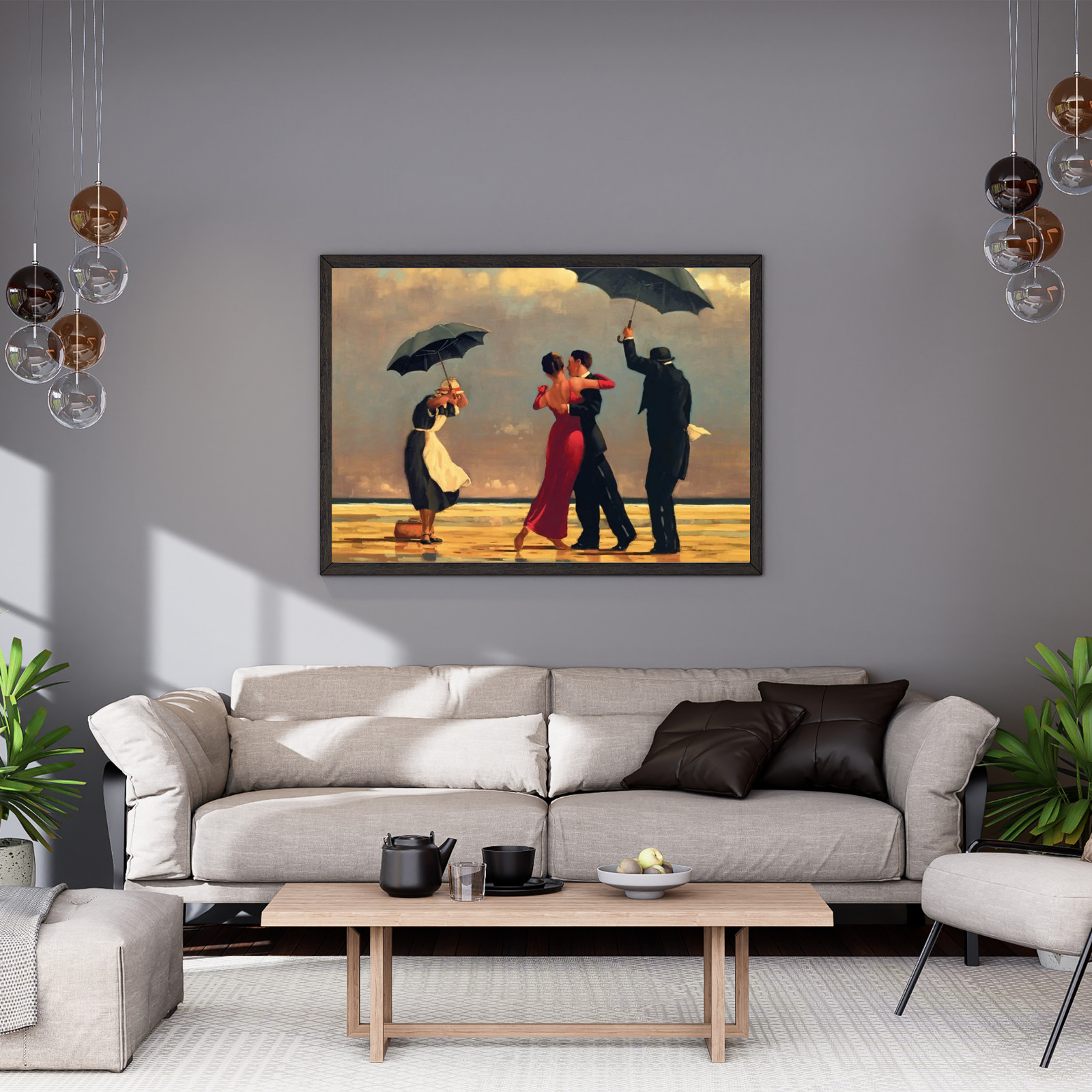 Jack Vettriano The Singing Butler Canvas Famous Art Poster Bedroom Wall Decor