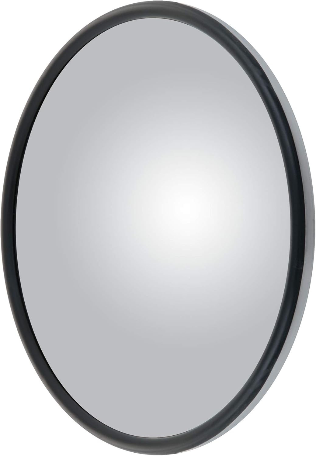 8-Inch Stainless Steel Convex Mirror Head with J-Bracket for Trucks & RVs