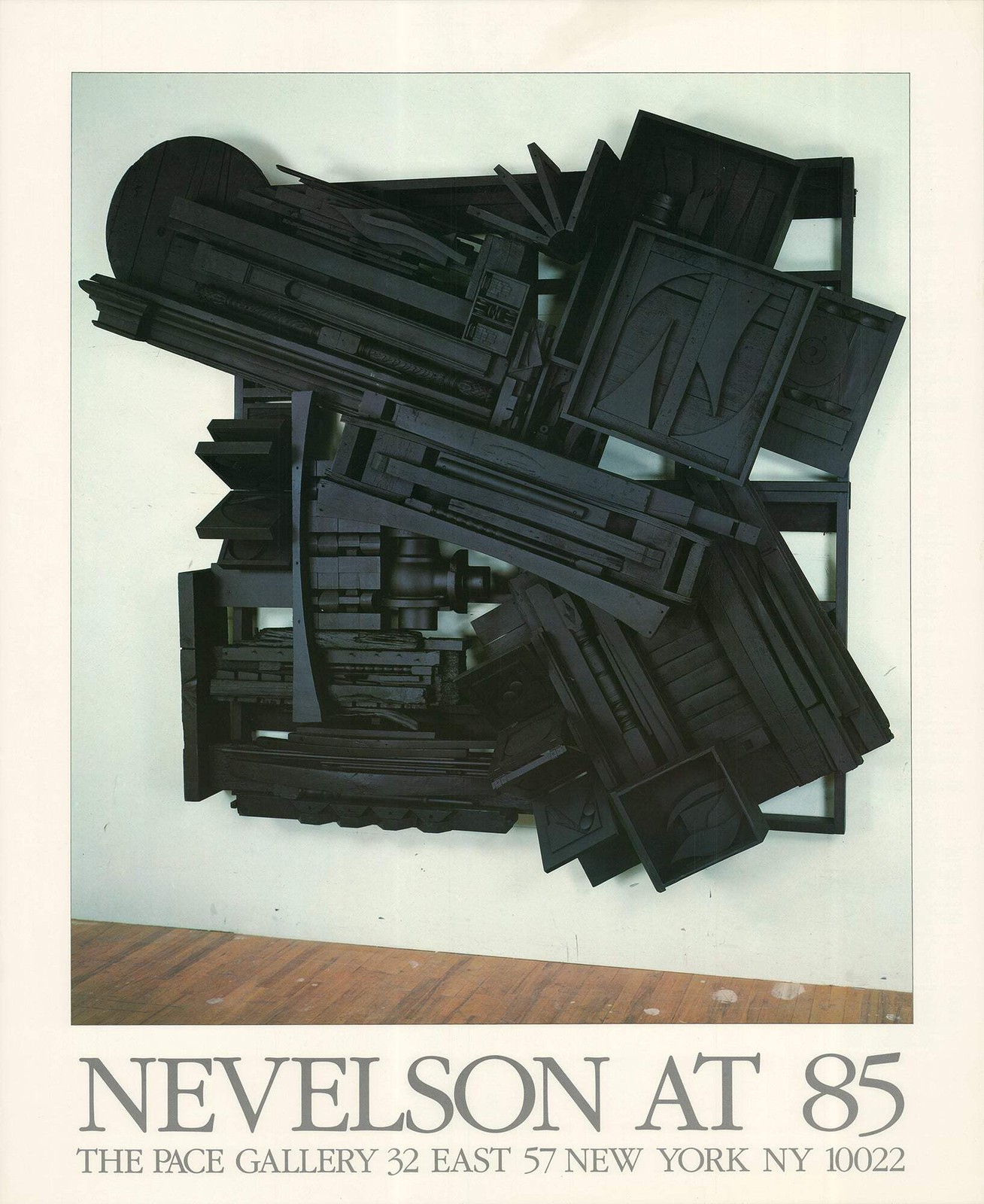 LOUISE NEVELSON Nevelson at 85 33″ x 27″ Offset Lithograph 1985 Contemporary Lou