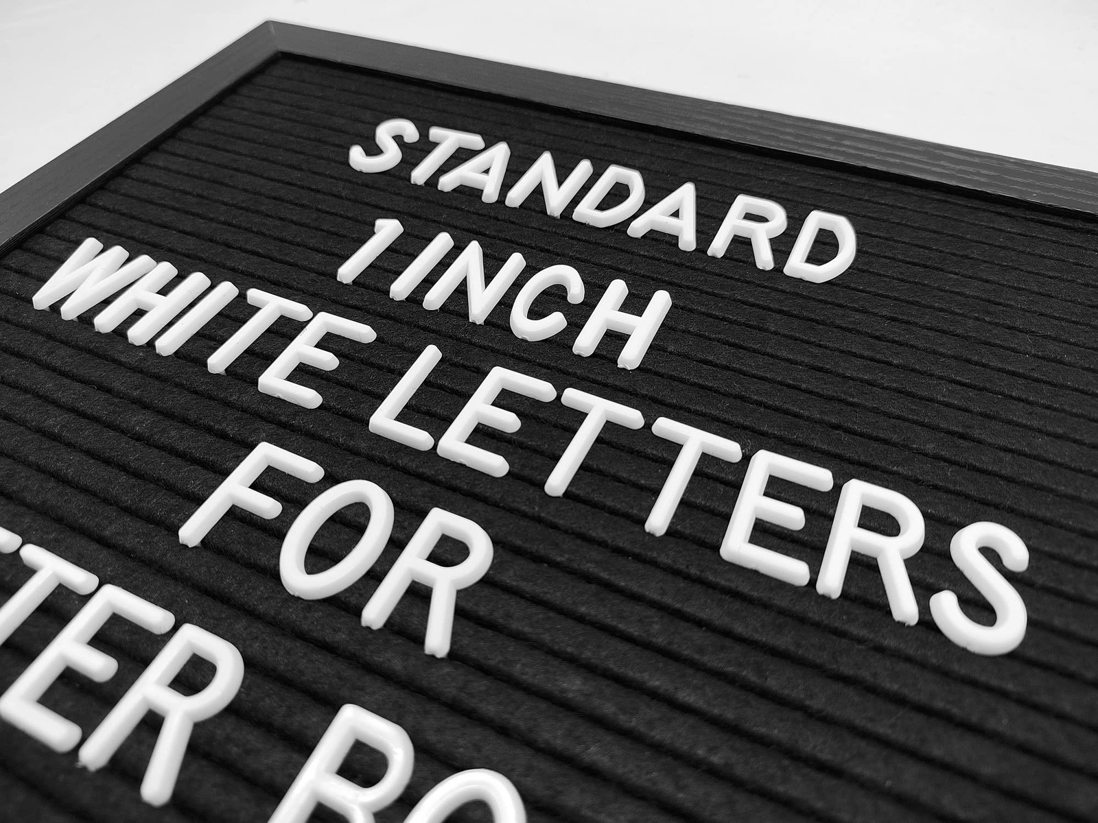 G GAMIT Felt Letter Board Letters Set – Pre-cut 1 Inch, Standard 1 Inch white