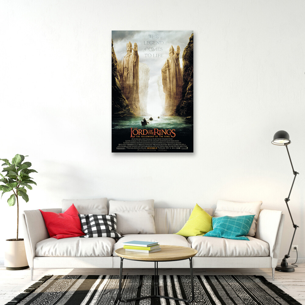 The Lord Of The Rings: The Fellowship Of The Ring – Movie Poster (Argonath)