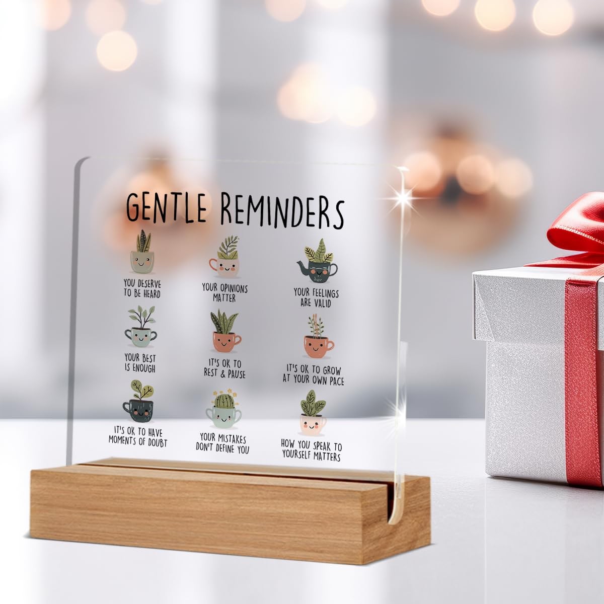 Inspirational Mental Health Gifts for Women Men, Positive Affirmations Gifts,…